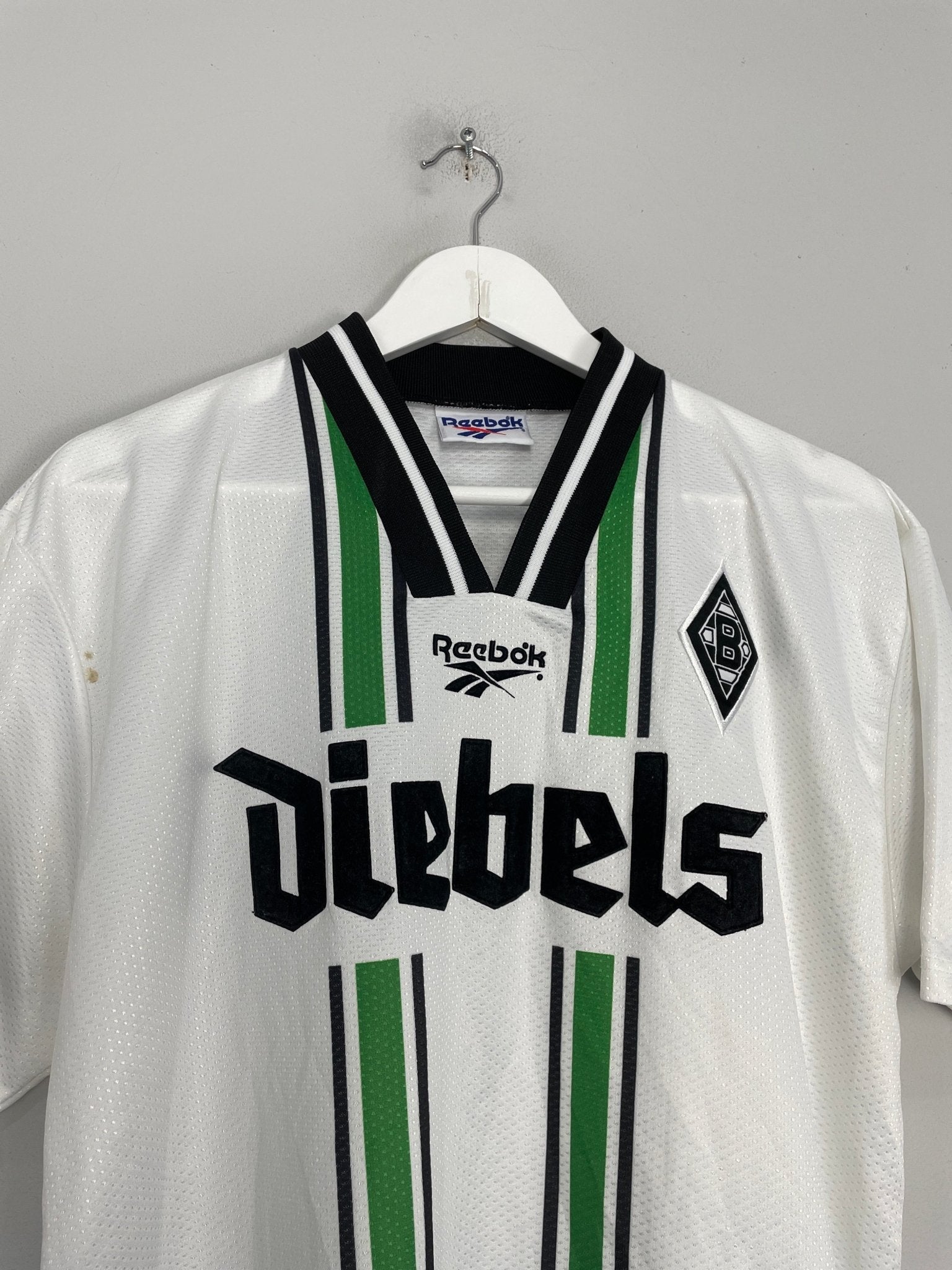 Shop 1996/97 BORUSSIA MONCHENGLADBACH HOME SHIRT (L) REEBOK, classic football shirts, vintage football shirts & retro soccer jerseys at Cult Kits