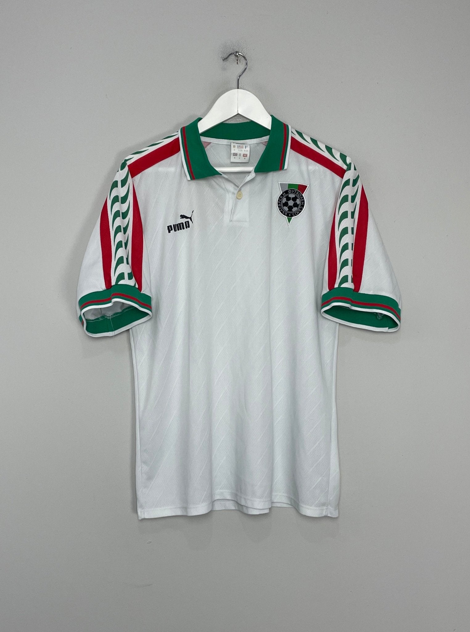 Shop 1996/97 BULGARIA HOME SHIRT (M) PUMA, classic football shirts, vintage football shirts & retro soccer jerseys at Cult Kits
