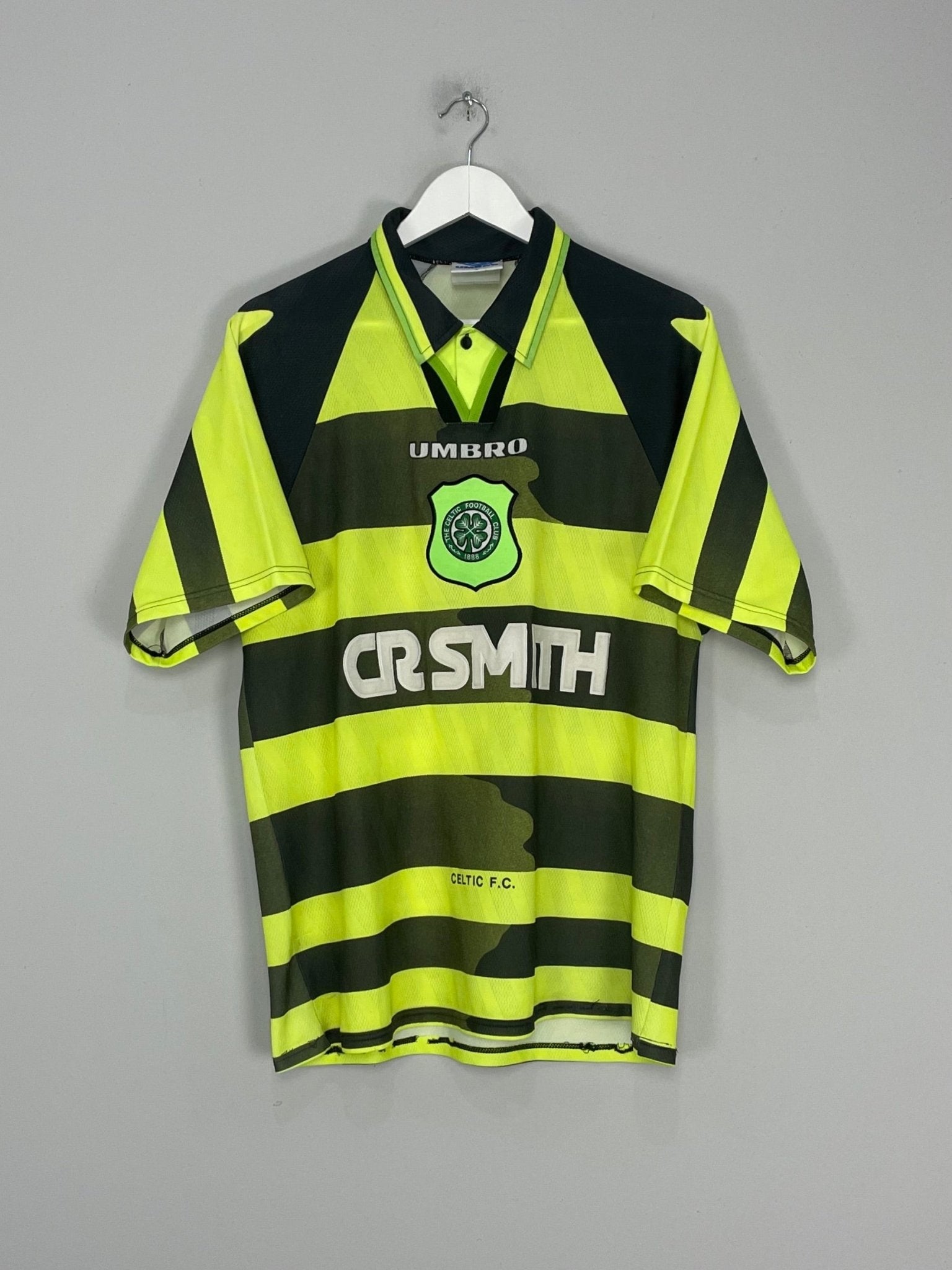 Shop 1996/97 CELTIC AWAY SHIRT (L) UMBRO, classic football shirts, vintage football shirts & retro soccer jerseys at Cult Kits