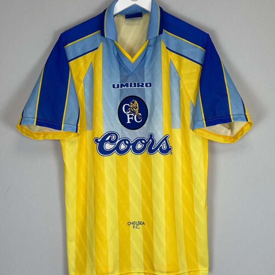 1996/97 CHELSEA AWAY SHIRT (L) UMBRO - Cult Kits - Large - Buy Vintage Football Shirts, Authentic Retro Football Shirts For Sale, Classic Football Shirts & Soccer Jersey