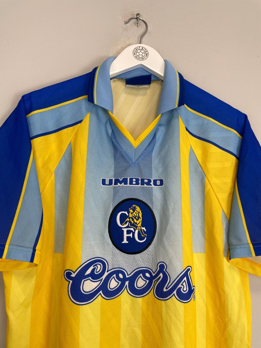 1996/97 CHELSEA AWAY SHIRT (L) UMBRO - Cult Kits - Large - Buy Vintage Football Shirts, Authentic Retro Football Shirts For Sale, Classic Football Shirts & Soccer Jersey