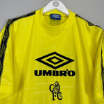 1996/97 CHELSEA TRAINING SHIRT (XL) UMBRO - Cult Kits - XL - Buy Vintage Football Shirts, Authentic Retro Football Shirts For Sale, Classic Football Shirts & Soccer Jersey