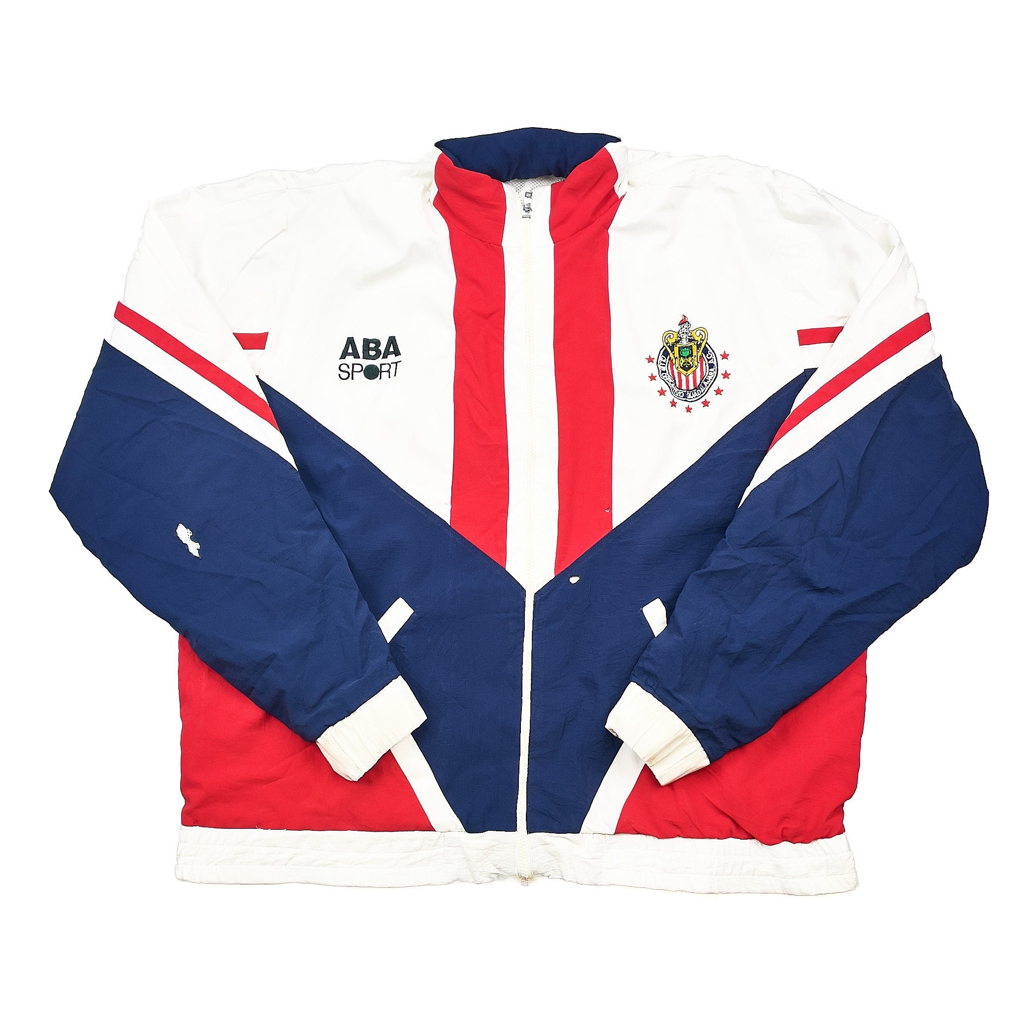 Buy 1996/97 Chivas Guadalajara Track Jacket (L) ABA Sport ~ Free worldwide shipping available ~ Authentic Vintage Football Shirts from Cult Kits