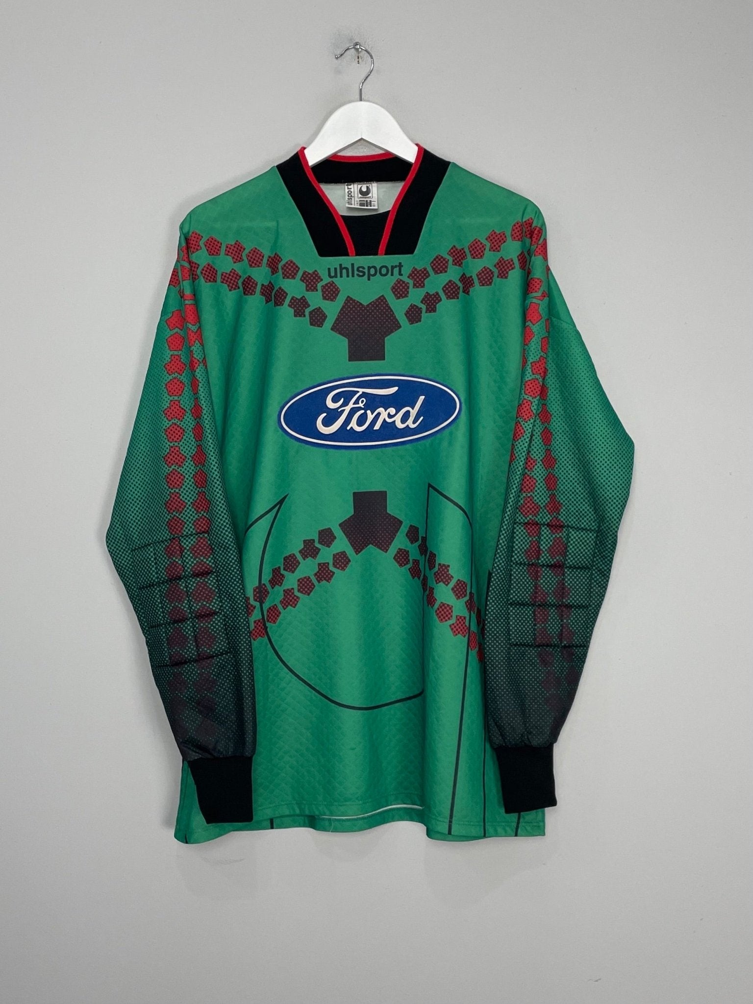 Shop 1996/97 COLOGNE GK SHIRT (XL) UHLSPORT, classic football shirts, vintage football shirts & retro soccer jerseys at Cult Kits