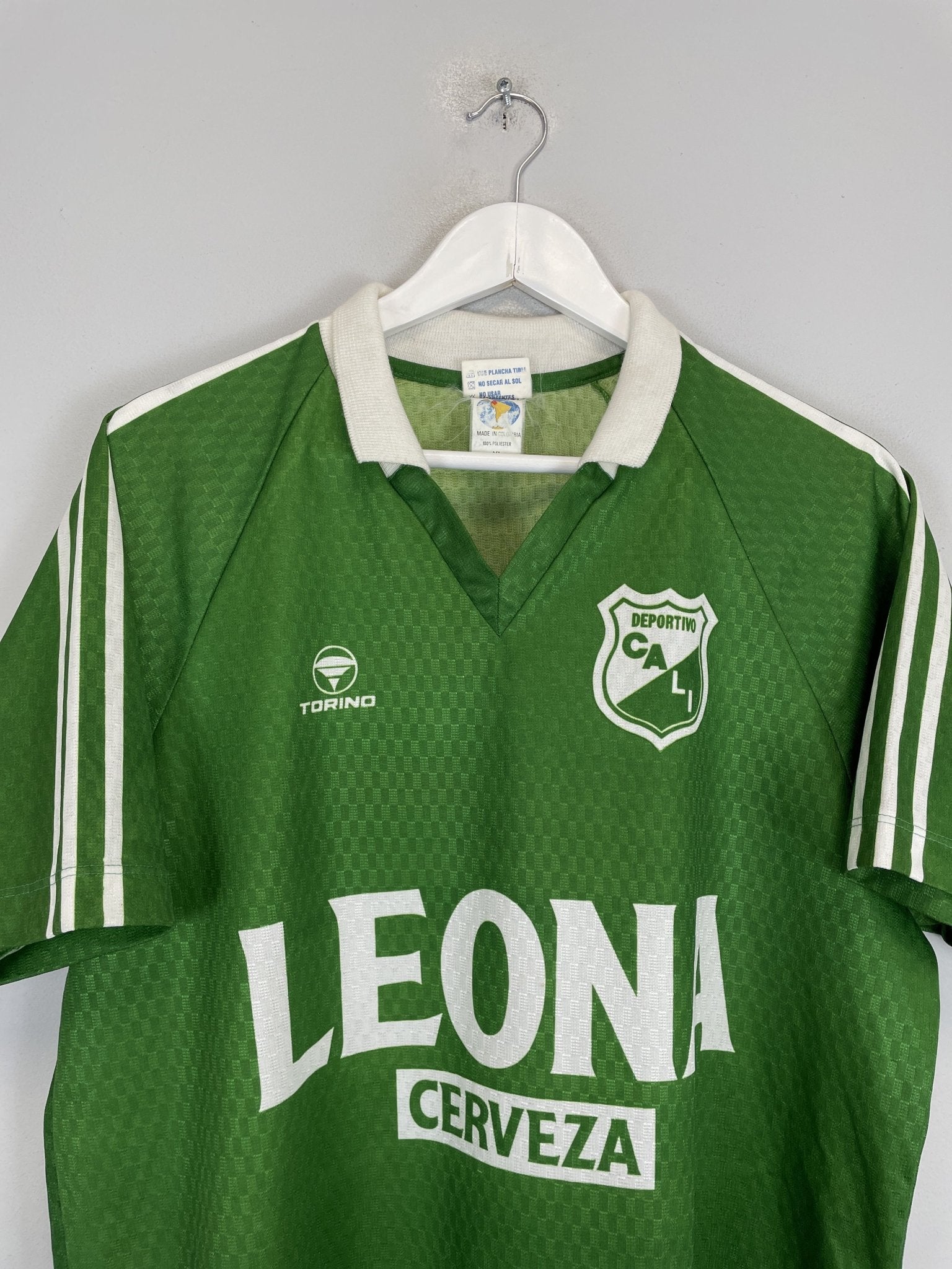 Shop 1996/97 DEPORTIVO CALI #11 HOME SHIRT (XL) TORINO, classic football shirts, vintage football shirts & retro soccer jerseys at Cult Kits