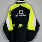 Shop 1996/97 DORTMUND JACKET (L) NIKE, classic football shirts, vintage football shirts & retro soccer jerseys at Cult Kits