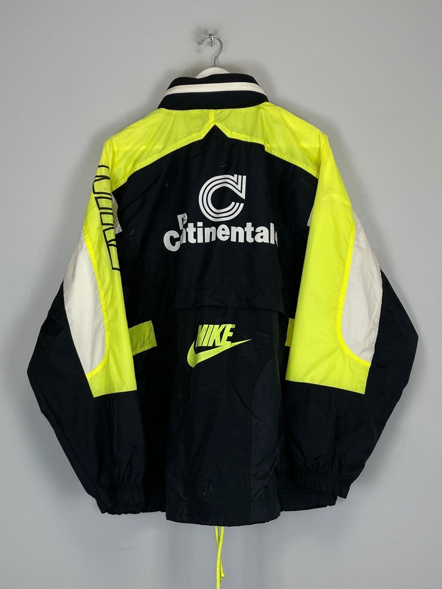 Shop 1996/97 DORTMUND JACKET (L) NIKE, classic football shirts, vintage football shirts & retro soccer jerseys at Cult Kits