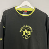 Shop 1996/97 DORTMUND JUMPER (M) NIKE, classic football shirts, vintage football shirts & retro soccer jerseys at Cult Kits