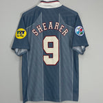 Shop 1996/97 ENGLAND SHEARER #9 AWAY SHIRT (L) UMBRO, classic football shirts, vintage football shirts & retro soccer jerseys at Cult Kits