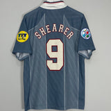 Shop 1996/97 ENGLAND SHEARER #9 AWAY SHIRT (L) UMBRO, classic football shirts, vintage football shirts & retro soccer jerseys at Cult Kits