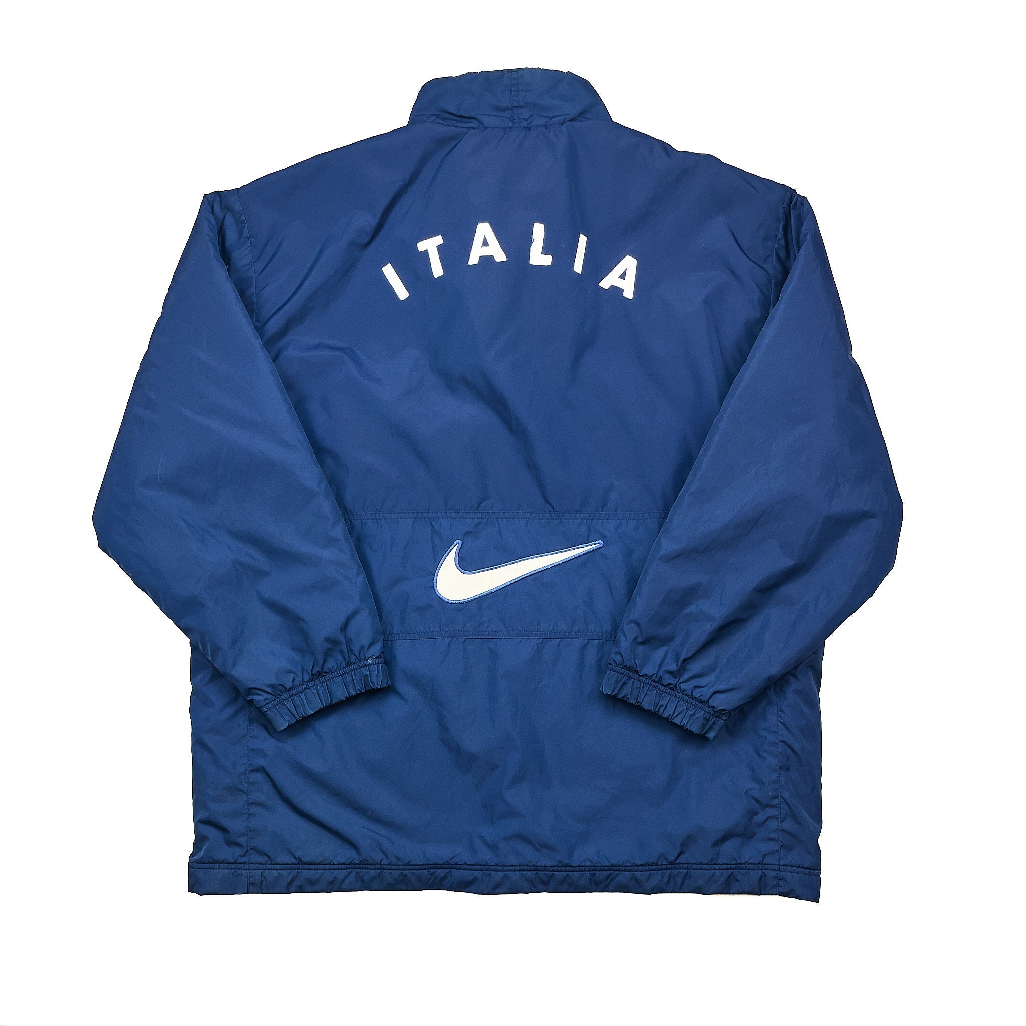Buy 1996/97 Italy Bench Coat (XXL) Nike ~ Free worldwide shipping available ~ Authentic Vintage Football Shirts from Cult Kits