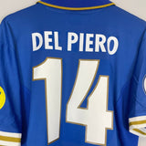 1996/97 ITALY DEL PIERO 14 HOME SHIRT (L) NIKE - Cult Kits - Large - Buy Vintage Football Shirts, Authentic Retro Football Shirts For Sale, Classic Football Shirts & Soccer Jersey