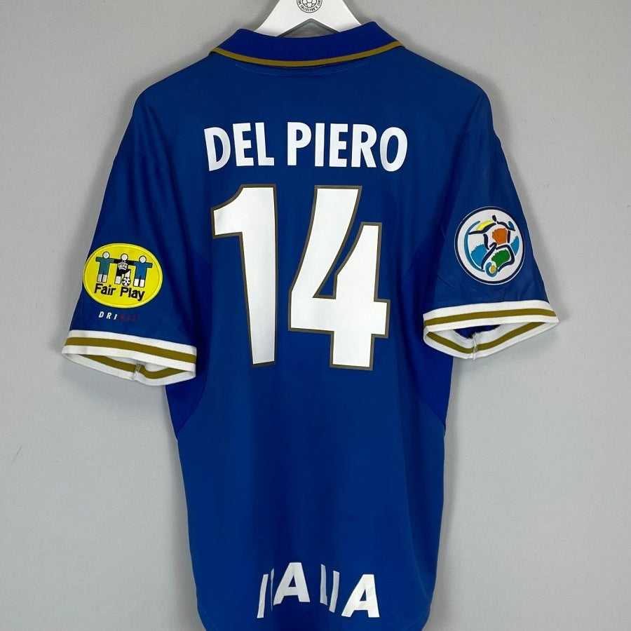 1996/97 ITALY DEL PIERO 14 HOME SHIRT (L) NIKE - Cult Kits - Large - Buy Vintage Football Shirts, Authentic Retro Football Shirts For Sale, Classic Football Shirts & Soccer Jersey