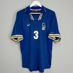 Shop 1996/97 ITALY MALDINI #3 HOME SHIRT (XL) NIKE, classic football shirts, vintage football shirts & retro soccer jerseys at Cult Kits