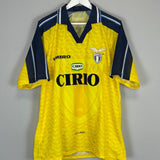 Shop 1996/97 LAZIO NESTA #13 AWAY SHIRT (XL) UMBRO, classic football shirts, vintage football shirts & retro soccer jerseys at Cult Kits