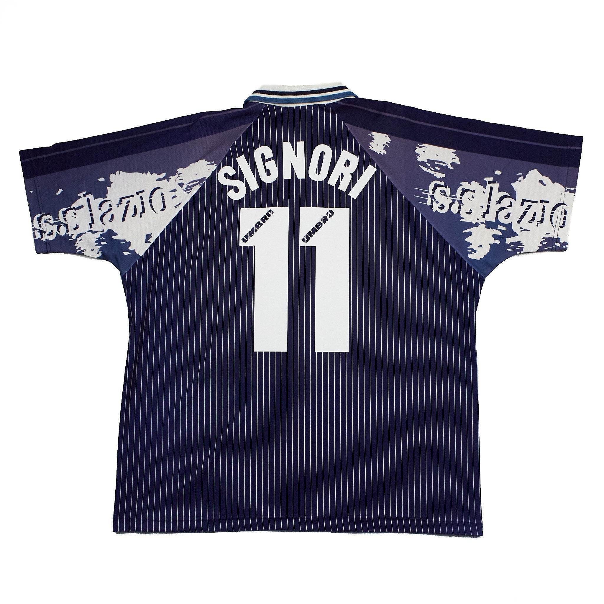 Buy 1996/97 Lazio Signori 11 Third Shirt (XXL) Umbro ~ Free worldwide shipping ~ Authentic Vintage Football Shirts from Cult Kits