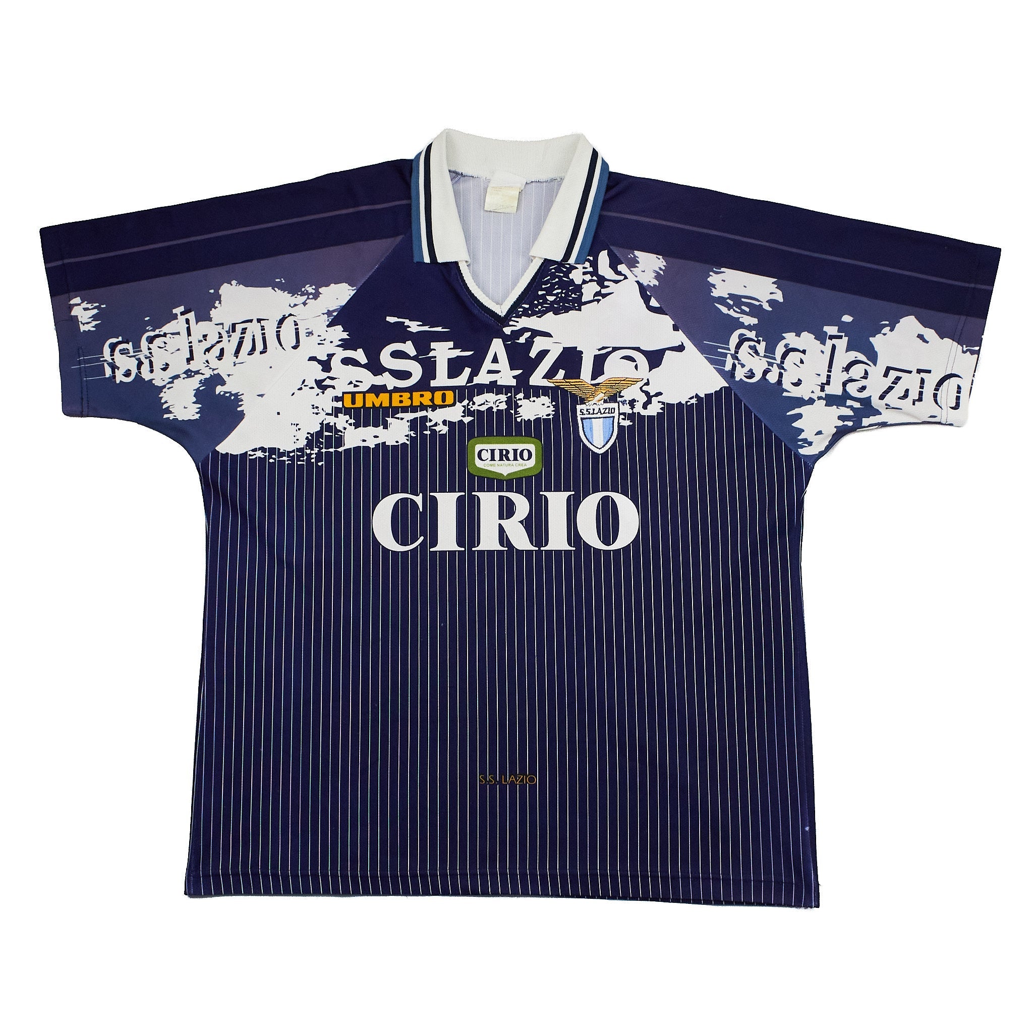 Buy 1996/97 Lazio Signori 11 Third Shirt (XXL) Umbro ~ Free worldwide shipping ~ Authentic Vintage Football Shirts from Cult Kits