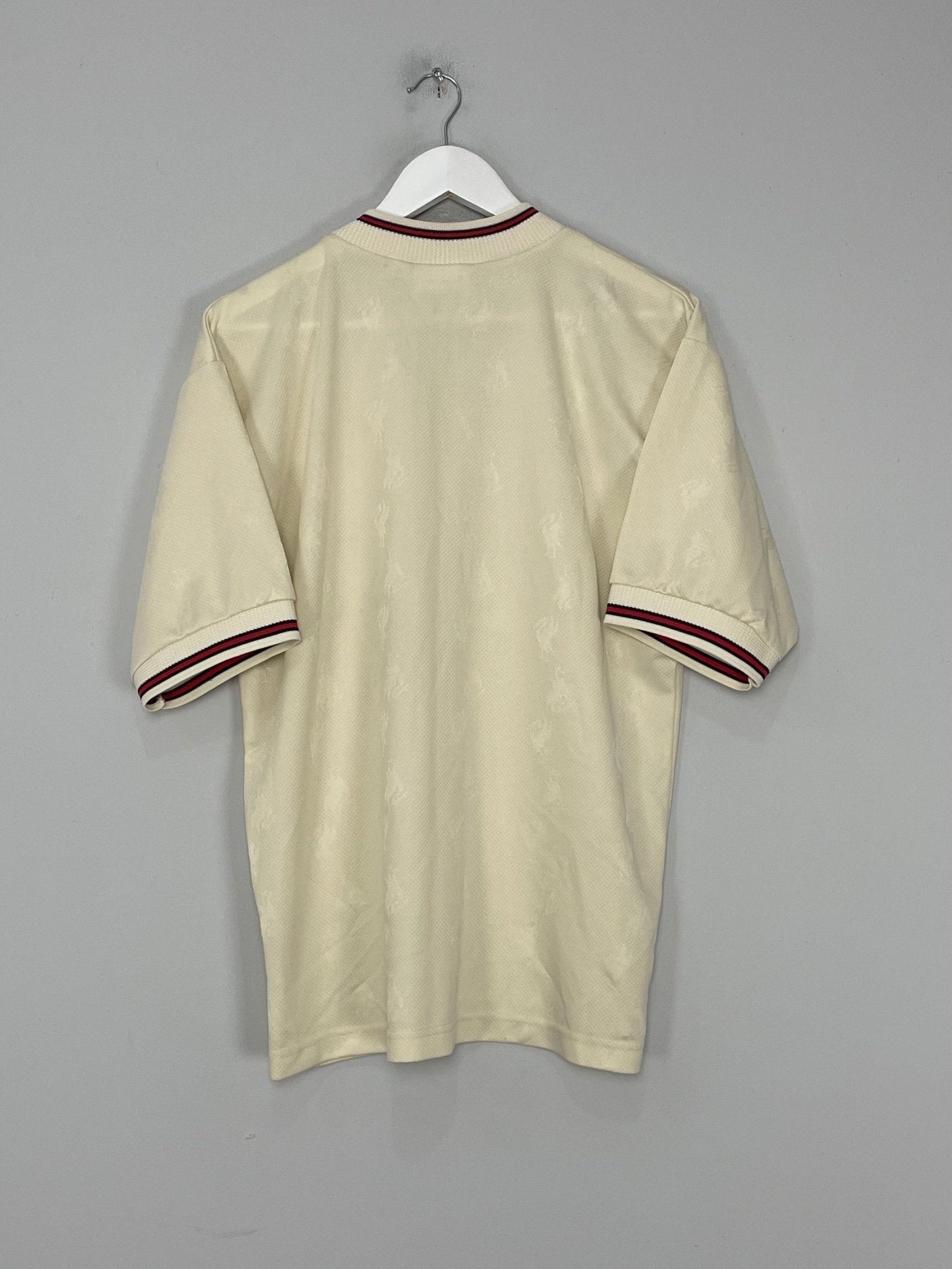 Shop 1996/97 LIVERPOOL AWAY SHIRT (M) REEBOK, classic football shirts, vintage football shirts & retro soccer jerseys at Cult Kits