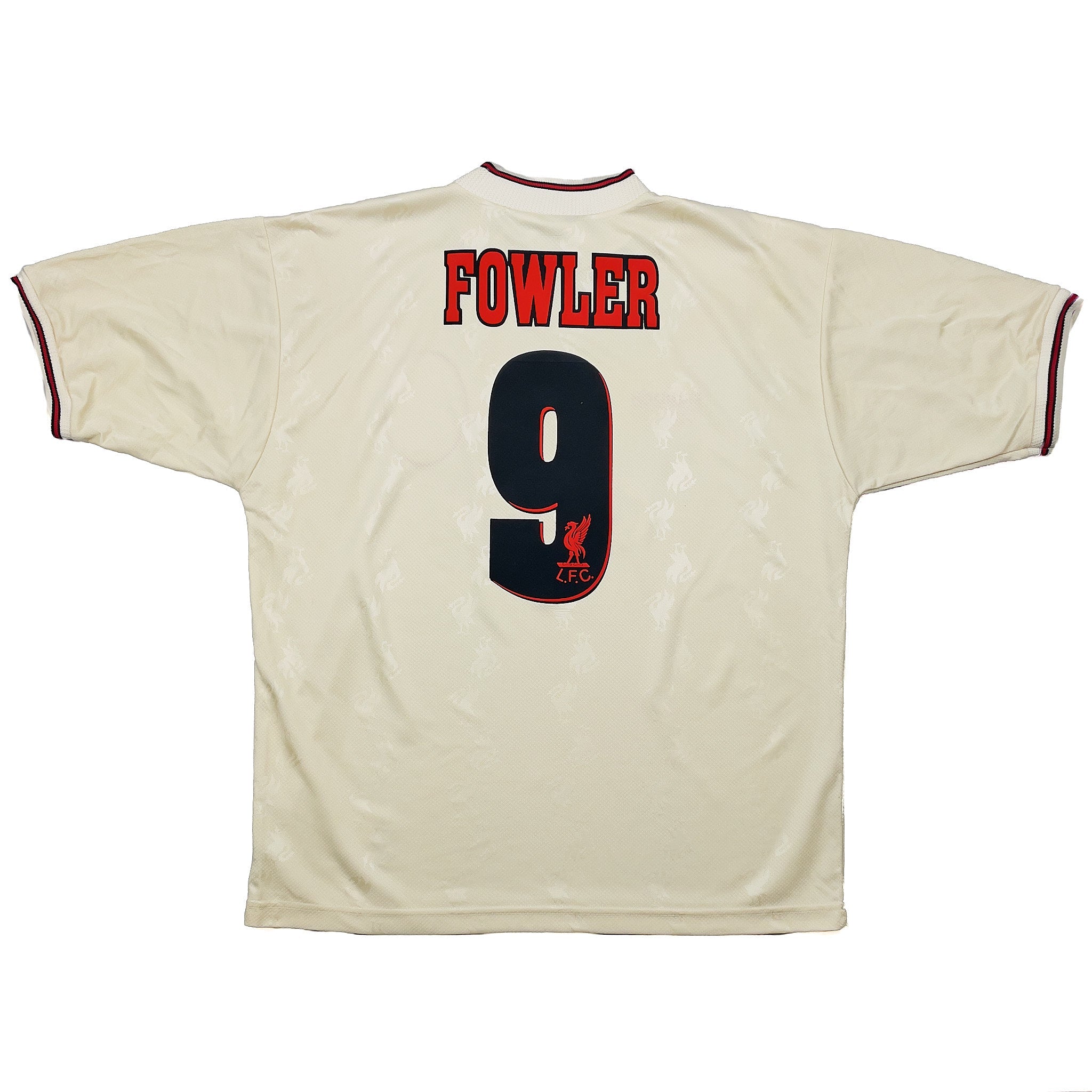 Buy 1996/97 Liverpool Fowler 9 Away Shirt (L) Reebok ~ Free worldwide shipping ~ Authentic Vintage Football Shirts from Cult Kits