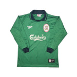 Buy 1996/97 Liverpool GK Shirt (M) Reebok ~ Free worldwide shipping available ~ Authentic Vintage Football Shirts from Cult Kits