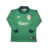 Buy 1996/97 Liverpool GK Shirt (M) Reebok ~ Free worldwide shipping available ~ Authentic Vintage Football Shirts from Cult Kits