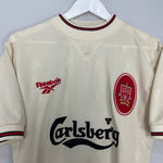 Shop 1996/97 LIVERPOOL MCMANAMAN #7 AWAY SHIRT (S) REEBOK, classic football shirts, vintage football shirts & retro soccer jerseys at Cult Kits