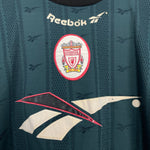 Shop 1996/97 LIVERPOOL TRAINING SHIRT (M) REEBOK, classic football shirts, vintage football shirts & retro soccer jerseys at Cult Kits