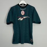 Shop 1996/97 LIVERPOOL TRAINING SHIRT (M) REEBOK, classic football shirts, vintage football shirts & retro soccer jerseys at Cult Kits