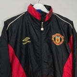 Shop 1996/97 MANCHESTER UNITED TRACK JACKET (M) UMBRO, classic football shirts, vintage football shirts & retro soccer jerseys at Cult Kits