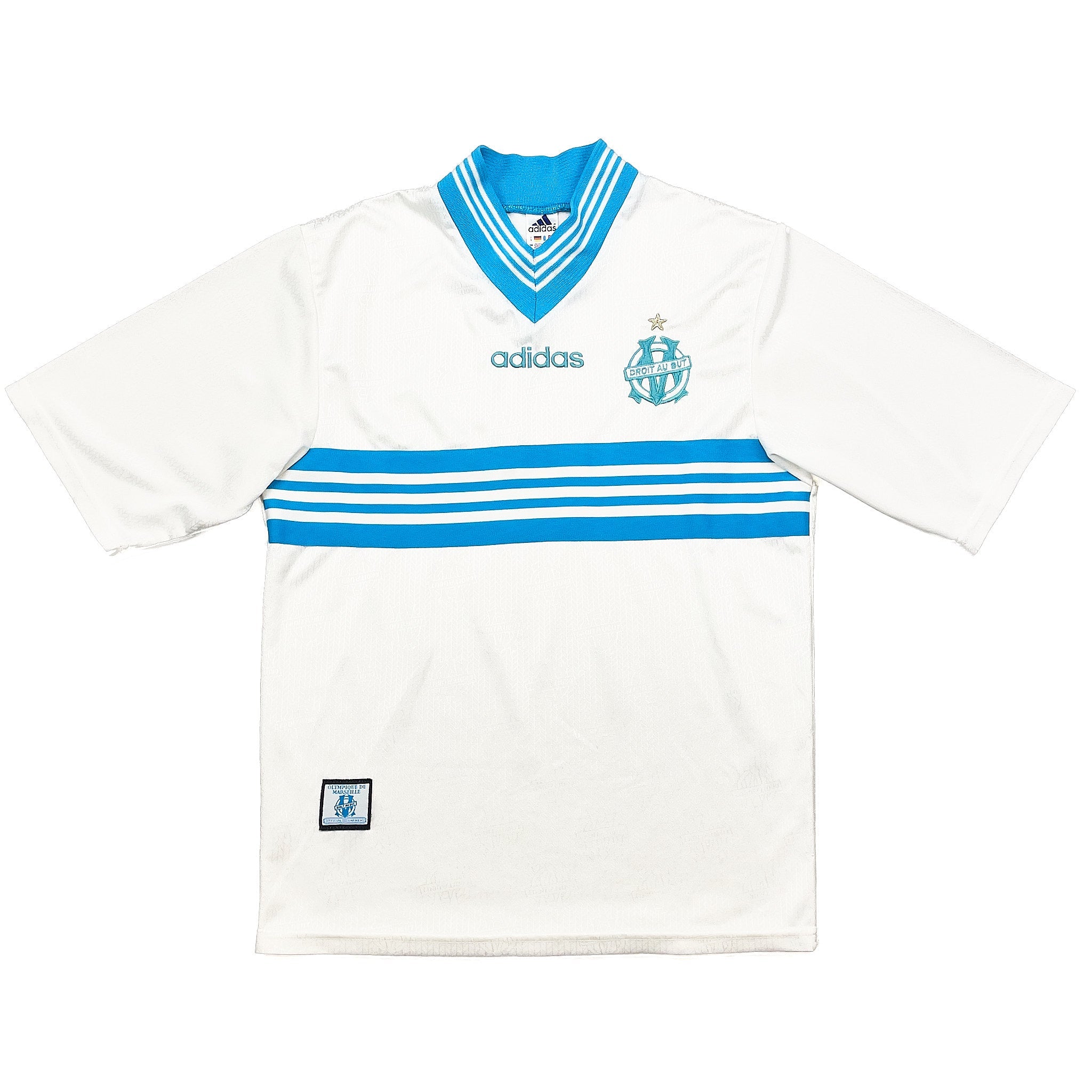 Buy 1996/97 MARSEILLE HOME SHIRT (S) ADIDAS ~ Free worldwide shipping available ~ Authentic Vintage Football Shirts from Cult Kits