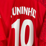 Shop 1996/97 MIDDLESBROUGH JUNINHO #10 HOME SHIRT (L) ERREA, classic football shirts, vintage football shirts & retro soccer jerseys at Cult Kits