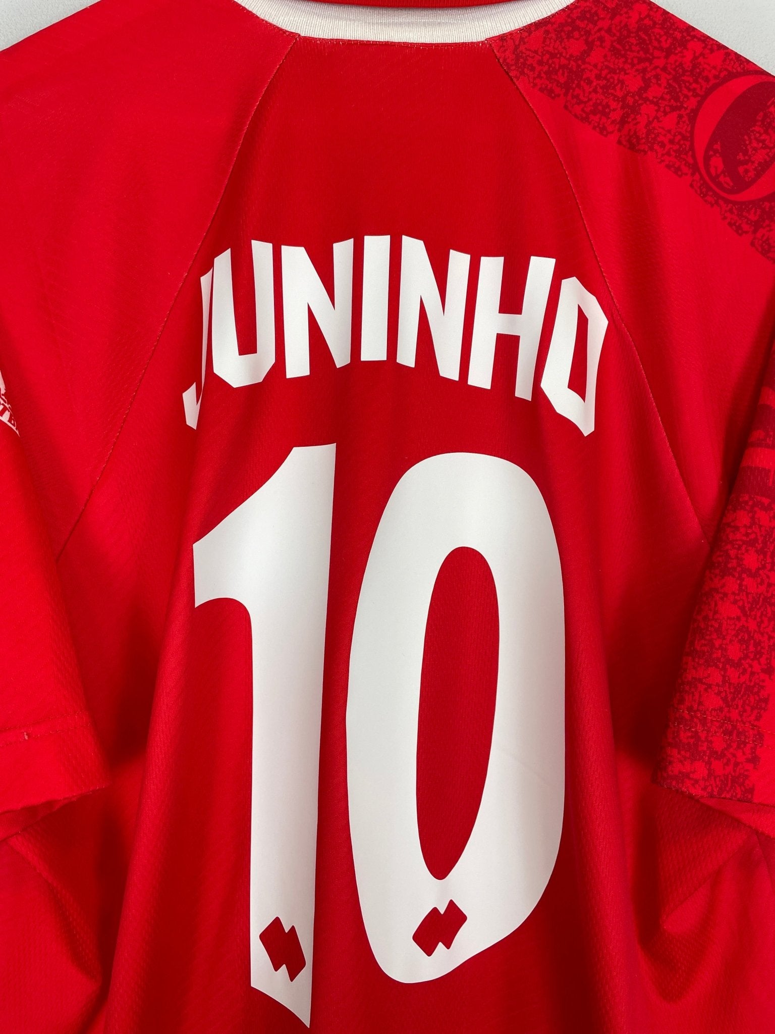 Shop 1996/97 MIDDLESBROUGH JUNINHO #10 HOME SHIRT (L) ERREA, classic football shirts, vintage football shirts & retro soccer jerseys at Cult Kits