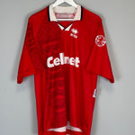 Shop 1996/97 MIDDLESBROUGH JUNINHO #10 HOME SHIRT (L) ERREA, classic football shirts, vintage football shirts & retro soccer jerseys at Cult Kits