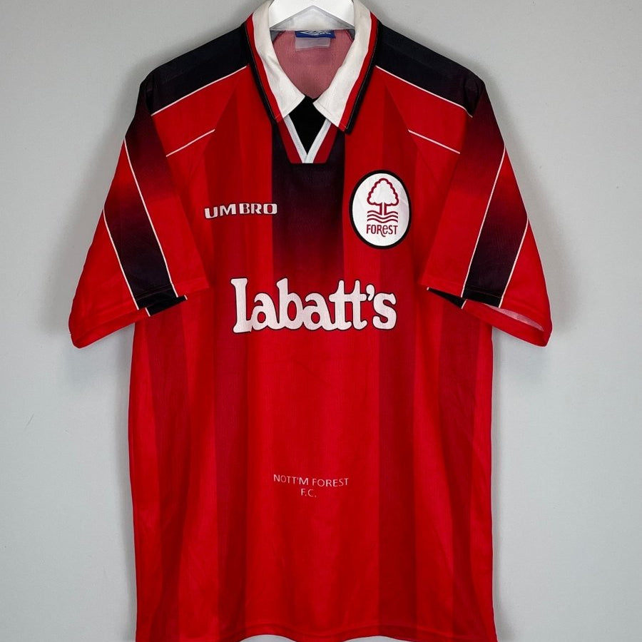 1996/97 NOTTINGHAM FOREST HOME SHIRT (XL) UMBRO - Cult Kits - XL - Buy Vintage Football Shirts, Authentic Retro Football Shirts For Sale, Classic Football Shirts & Soccer Jersey