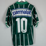Shop 1996/97 PALMEIRAS #10 *CAMPEONATO PAULISTA* HOME SHIRT (M) REEBOK, classic football shirts, vintage football shirts & retro soccer jerseys at Cult Kits