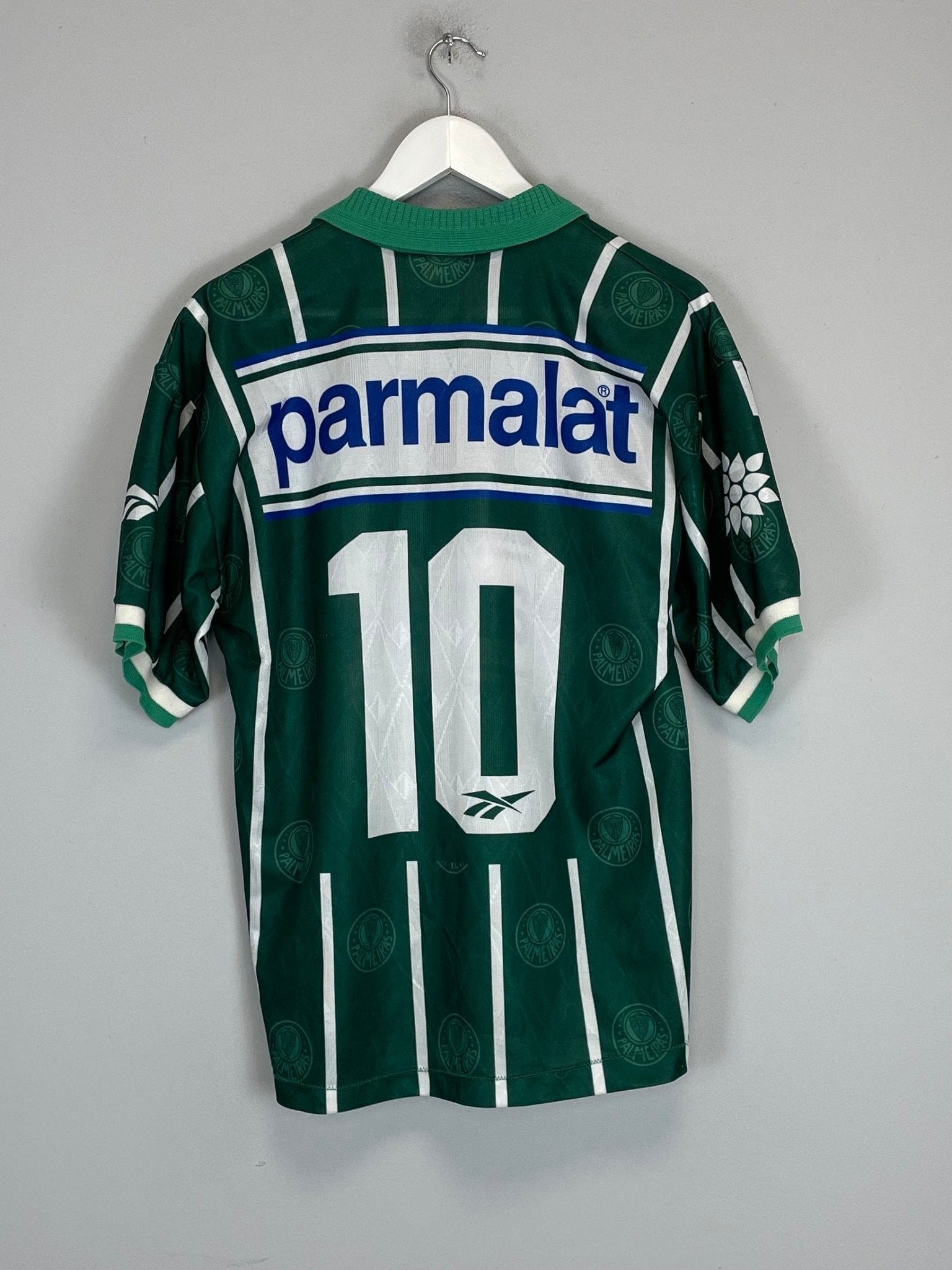 Shop 1996/97 PALMEIRAS #10 *CAMPEONATO PAULISTA* HOME SHIRT (M) REEBOK, classic football shirts, vintage football shirts & retro soccer jerseys at Cult Kits