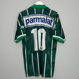 Shop 1996/97 PALMEIRAS #10 HOME SHIRT (M) REEBOK, classic football shirts, vintage football shirts & retro soccer jerseys at Cult Kits