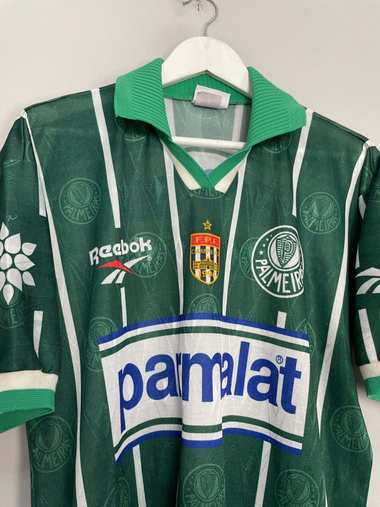 1996/97 PALMEIRAS #10 HOME SHIRT (M) REEBOK – Cult Kits