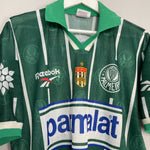 Shop 1996/97 PALMEIRAS #10 HOME SHIRT (M) REEBOK, classic football shirts, vintage football shirts & retro soccer jerseys at Cult Kits