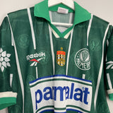 Shop 1996/97 PALMEIRAS #10 HOME SHIRT (M) REEBOK, classic football shirts, vintage football shirts & retro soccer jerseys at Cult Kits
