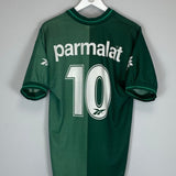 1996/97 PALMEIRAS HOME SHIRT (M) REEBOK - Cult Kits - Medium - Buy Vintage Football Shirts, Authentic Retro Football Shirts For Sale, Classic Football Shirts & Soccer Jersey