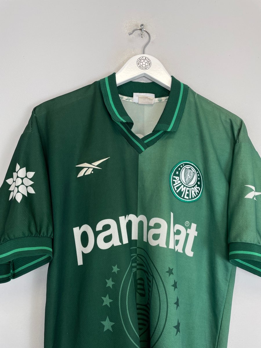 1996/97 PALMEIRAS HOME SHIRT (M) REEBOK - Cult Kits - Medium - Buy Vintage Football Shirts, Authentic Retro Football Shirts For Sale, Classic Football Shirts & Soccer Jersey