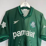 1996/97 PALMEIRAS HOME SHIRT (M) REEBOK - Cult Kits - Medium - Buy Vintage Football Shirts, Authentic Retro Football Shirts For Sale, Classic Football Shirts & Soccer Jersey