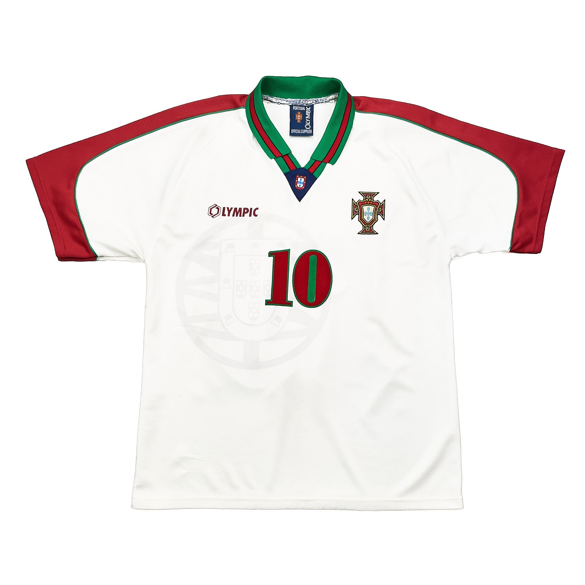 Buy 1996/97 Portugal Rui Costa 10 Away Shirt (M) Olympic ~ Free worldwide shipping ~ Authentic Vintage Football Shirts from Cult Kits
