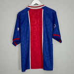 Shop 1996/97 PSG HOME SHIRT (L) NIKE, classic football shirts, vintage football shirts & retro soccer jerseys at Cult Kits