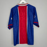 Shop 1996/97 PSG HOME SHIRT (L) NIKE, classic football shirts, vintage football shirts & retro soccer jerseys at Cult Kits