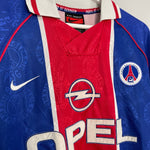 Shop 1996/97 PSG HOME SHIRT (L) NIKE, classic football shirts, vintage football shirts & retro soccer jerseys at Cult Kits