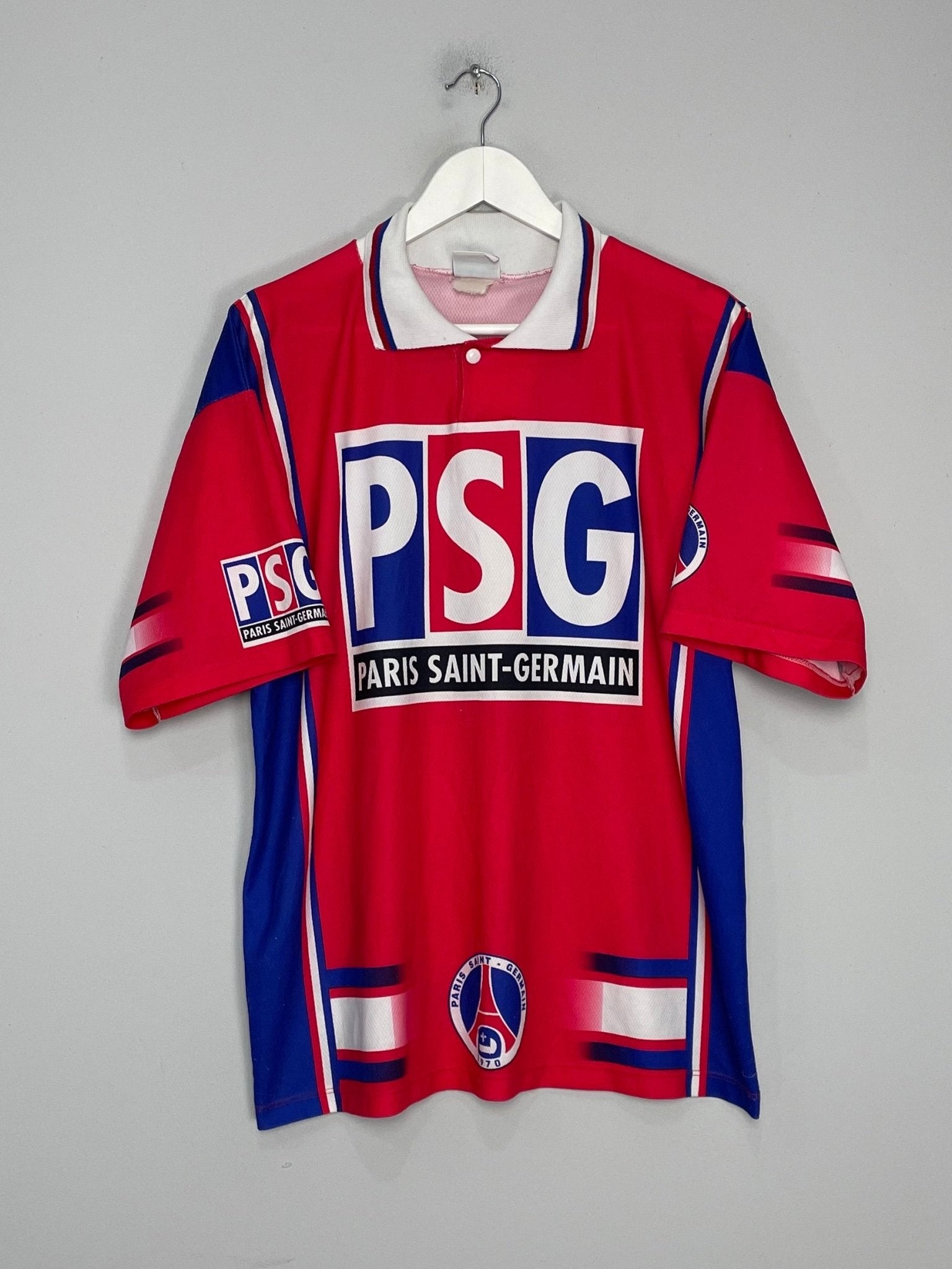 Shop 1996/97 PSG TRAINING SHIRT (M) OM, classic football shirts, vintage football shirts & retro soccer jerseys at Cult Kits