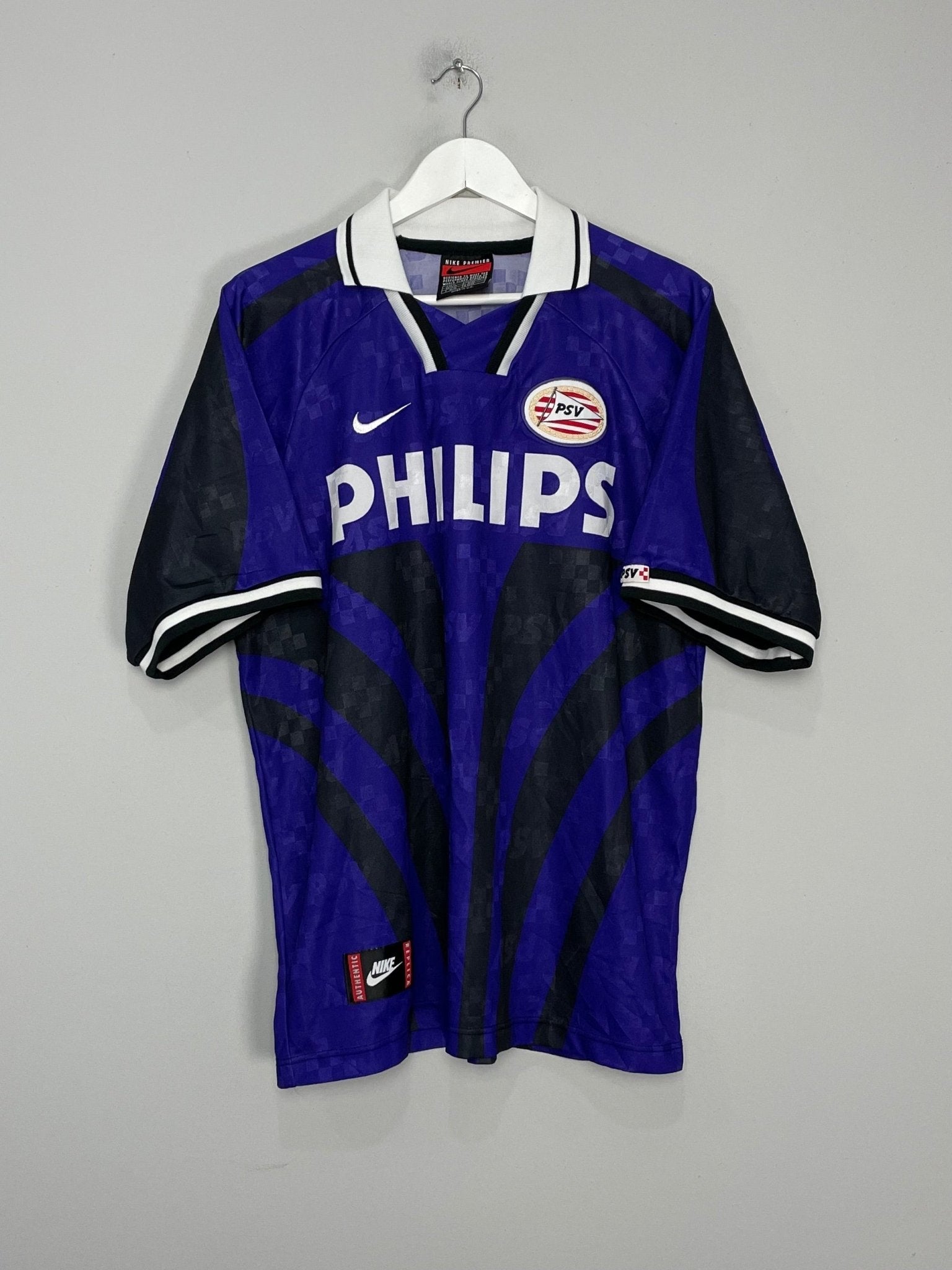 Shop 1996/97 PSV AWAY SHIRT (XL) NIKE, classic football shirts, vintage football shirts & retro soccer jerseys at Cult Kits
