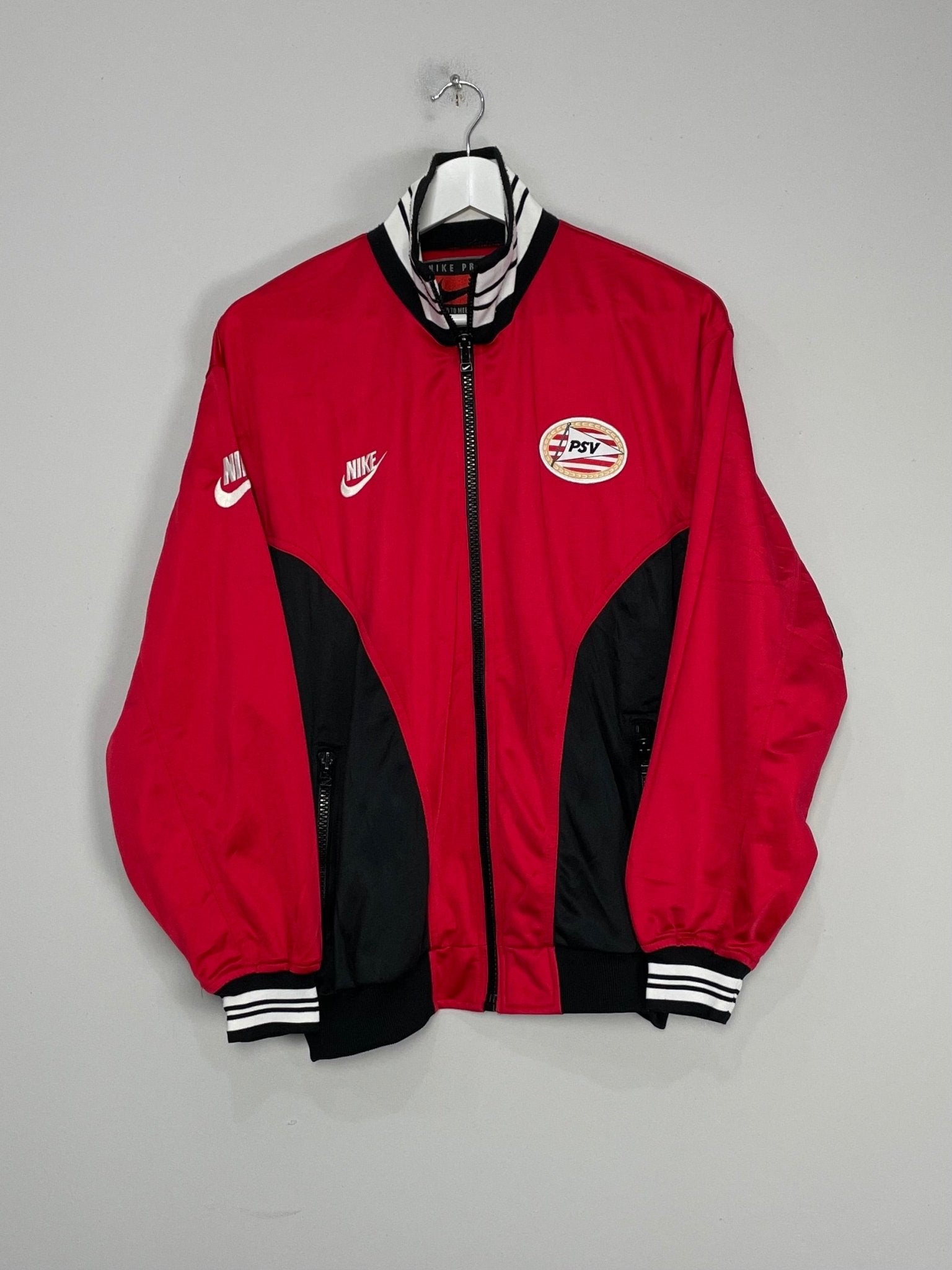 Shop 1996/97 PSV TRACK JACKET (M) NIKE, classic football shirts, vintage football shirts & retro soccer jerseys at Cult Kits